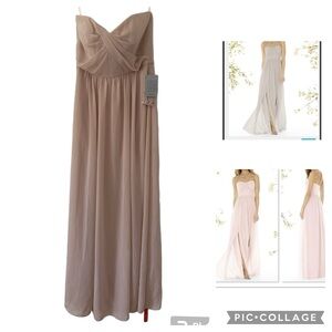 NWT SOCIAL BRIDESMAIDS 8159 Cameo Gown Dress 4